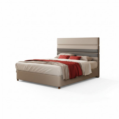 Moderne Design-Bett 180x200 aus Kënschtlieder Duebelbett Schlofzëmmer Hotel