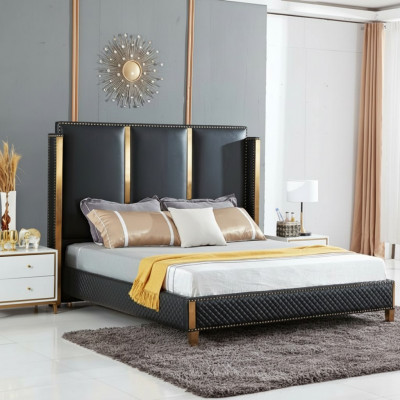 Bett Këssen Design Luxus Duebel Hotel Better Bestiet Schlof Zëmmer 180x200cm