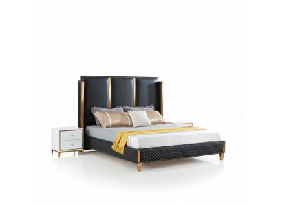Bett Këssen Design Luxus Duebel Hotel Better Bestiet Schlof Zëmmer 180x200cm