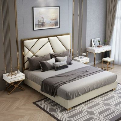 Bett Këssen Design Luxus Duebel Hotel Better Schlof Zëmmer 180x200cm