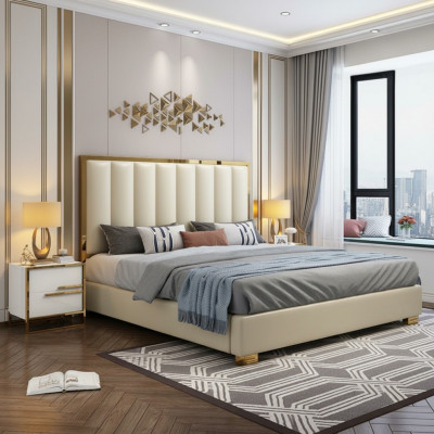 Bett Këssen Design Luxus Duebel Hotel Better 180x200cm Schlofzëmmer