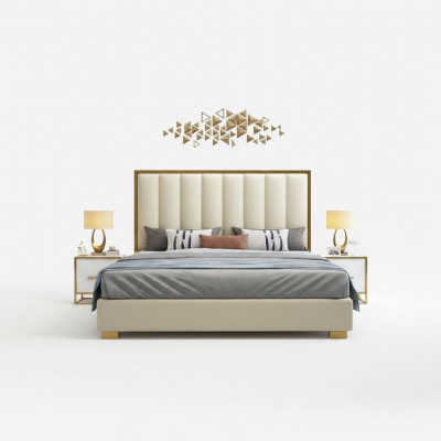 Bett Këssen Design Luxus Duebel Hotel Better 180x200cm Schlofzëmmer