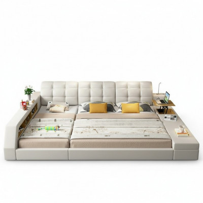 Design Bett Hotel Duebel Späicher Regal 180x200 multifunktionell Bett Luxus