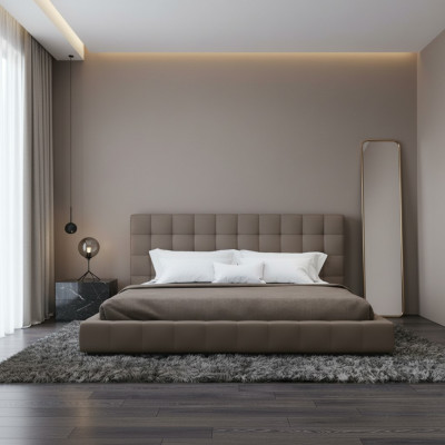 Modernen Kader Luxus-Schlofzëmmer-Bett Hotel-Design Gro Duebel