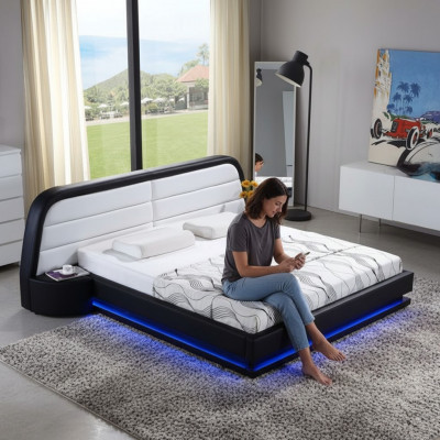 Luxus-Schlofkummer-Bettpolsterdesign Luxus Duebelmodern Betten