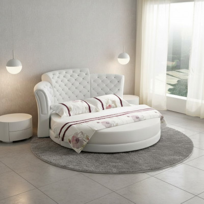 Ronn Bett Luxus Chesterfield Better Schlofzëmmer Duebelbett 200x200 cm