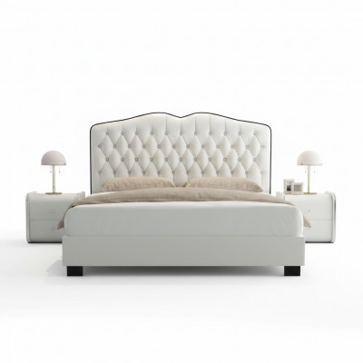 Chesterfield Bett Polsterbett Duebelbett Better Designer Luxus Bett Neist
