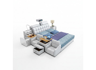 Multifunksiounsbett Boxen Luxus Design Liederbetter Hotel Duebel Neit