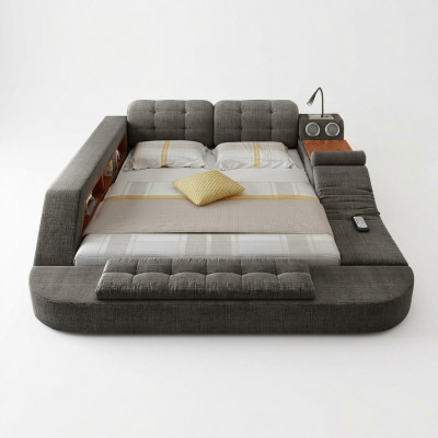 Design Bett Këssen Better Hotel Massage Funktioun Multifunktioun Regal