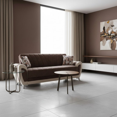 Luxuriéist Wunnzëmmer Sofa 3 Sënziger Relax Sofa Modern 225cm Luxus Sofa Nei