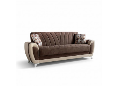 Luxuriéist Wunnzëmmer Sofa 3 Sënziger Relax Sofa Modern 225cm Luxus Sofa Nei