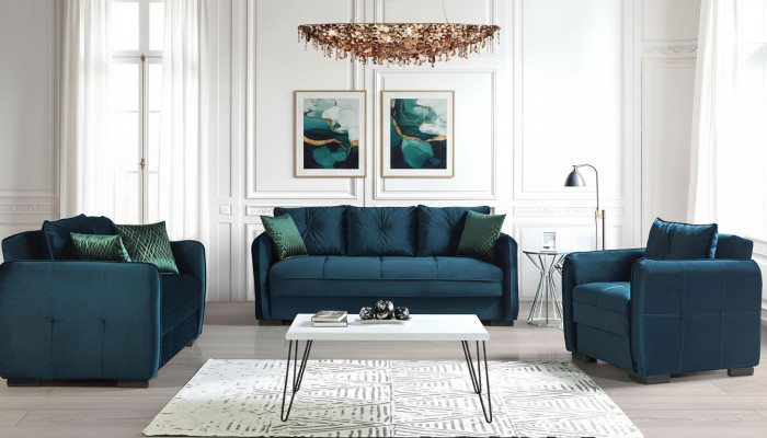  Sofa Bett Set Sëtz Këssen Sofa Set Couch 3+2+1 Sëtz Canapéë Canapéë