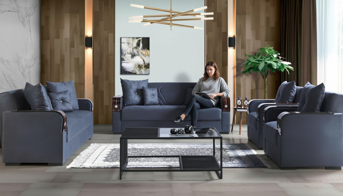 Luxus Sofa Set Komplett Couchesofa Modern Set Wunnzëmmer Relax 3+2+1+1