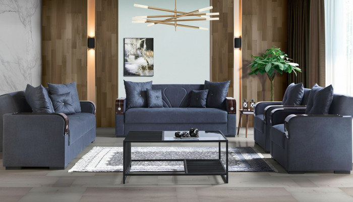Luxus Sofa Set Komplett Couchesofa Modern Set Wunnzëmmer Relax 3+2+1+1
