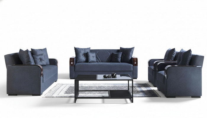Luxus Sofa Set Komplett Couchesofa Modern Set Wunnzëmmer Relax 3+2+1+1