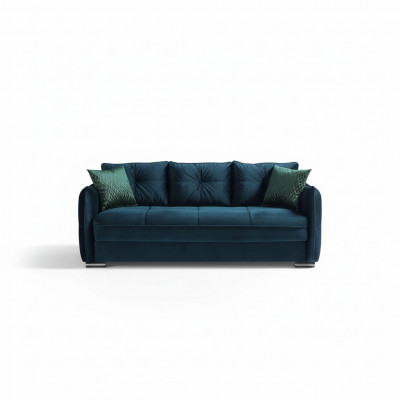 Wunnzëmmer Canapé 3 Sëtzer Design Stil Miwwelen Relax Canapé 3er Modern Canapéen Blo Nei