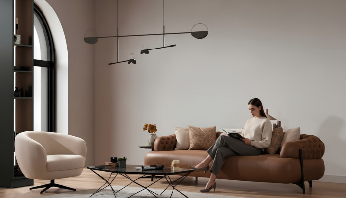 Canapé-Set 3+1 Sëtzer Still Set Modern Relax Still Miwwelen Neit Luxus