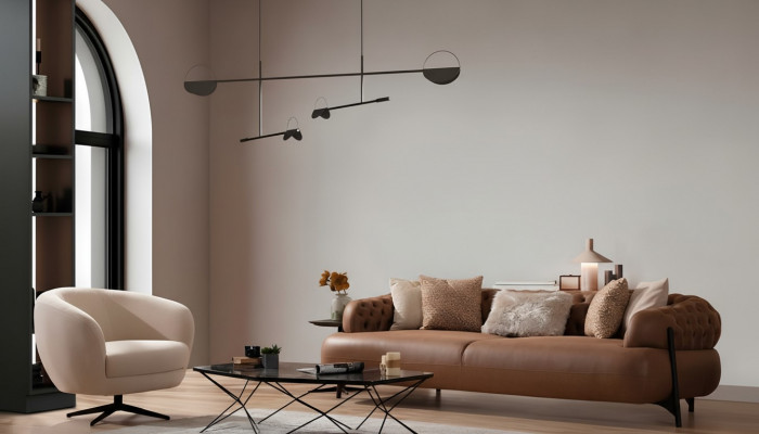 Canapé-Set 3+1 Sëtzer Still Set Modern Relax Still Miwwelen Neit Luxus