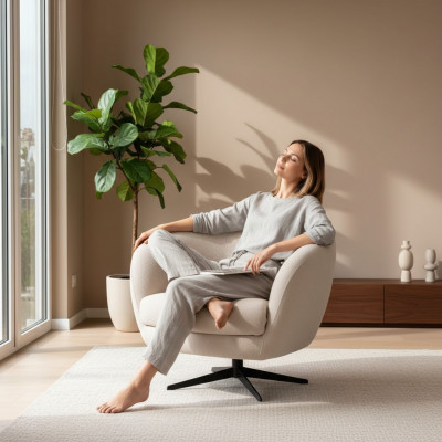 Design Sëtz Luxus Sëtz Relax Textil Sëtz Relaxsëtz Neit Modern Relaxsëtz