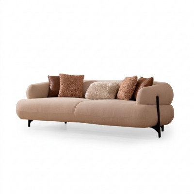 Sofa 3 Sëtzer Design Sofas Polster Couchen Lieder Relax Sëtz Miwwelen Modern Relax Nei