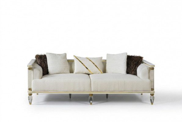 Sofa 3 Sëtzer Design Sofas Polstersofas Relax Sëtz Miwwelen Modern Relax