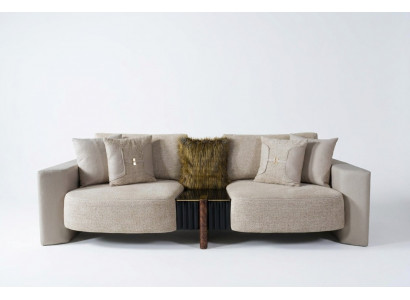 Sofa 2 Sëtzer Design Sofas Polster Couchen Relax Sëtz Miwwelen Modern Nei