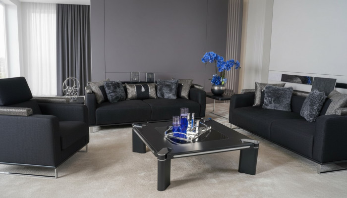 Couchtisch Säitentisch Klass Kaffisdësch Holz Design Dësch Sofadësch
