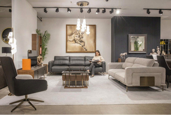 Sofagarnitur 4+3+1 Wunnzëmmer Luxus Sofa Modern Nei Komplett Modern