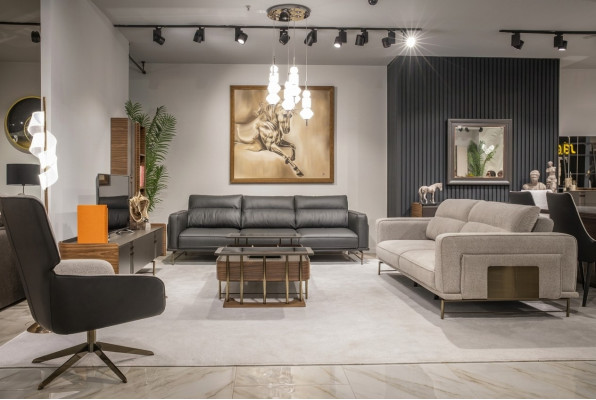 Sofagarnitur 4+3+1 Wunnzëmmer Luxus Sofa Modern Nei Komplett Modern