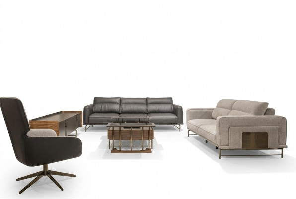Sofagarnitur 4+3+1 Wunnzëmmer Luxus Sofa Modern Nei Komplett Modern