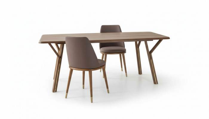 Garnitur Iesszëmmer Stull Set 6x Still + Iessdësch Luxus Miwwelen Grupp Iessgrupp