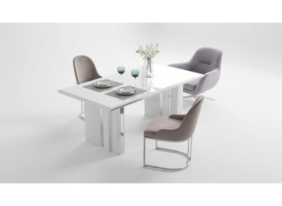 Iesszëmmer Set Luxus 6x Still + Iessdësch Iessgrupp Garnitur Lehnstill Nei Modern