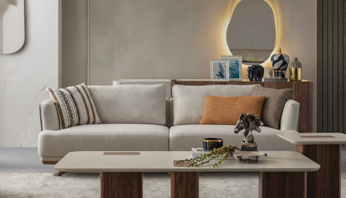Modern Sofa 3 Sëtzgeleeënheet Relax Sofa Luxus 3er Sofa Wunnzëmmer 3 Sëtzgeleeënheet