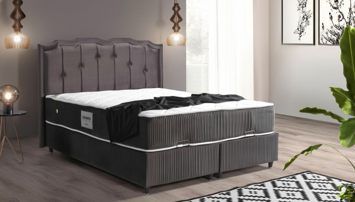 Bett Design Better Luxus Polster Schlofzëmmer Miwwelen Boxsping Brong 160x200