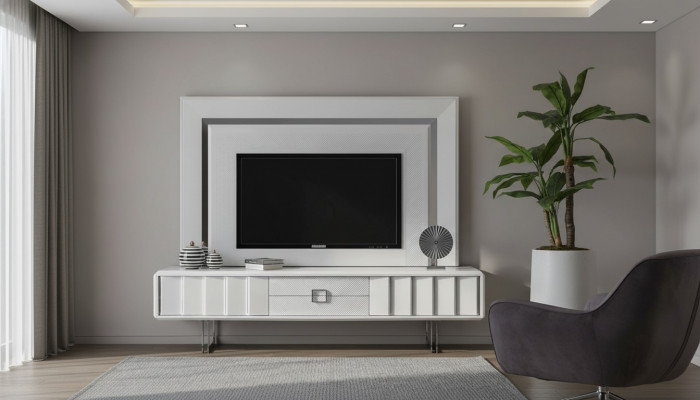Luxe Wunnwand Wunnzëmmer TV Kader RTV Wänn Schaf Modern