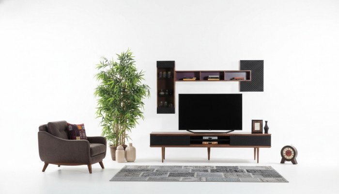 Luxus Wibbelwand RTV Lowboard TV Stänner Wunnzëmmer Miwwelen Mauerschiefcher