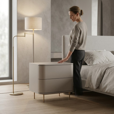 Elegante Schlofzëmmerstil Nuetsdëschschaf Nuechten Dëscher Kloendësch