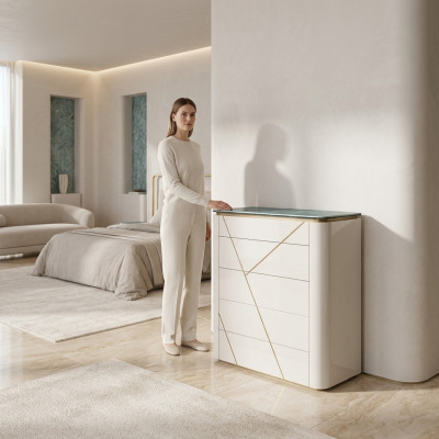 Modern Schlofzëmmer Kommoden Sideboard Luxus Kommode Stil Modern Design Miwwelen