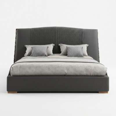 Luxusbett Holzbetter Bettrahmen Grau Duebelbettgestell Better Duebelbetter-