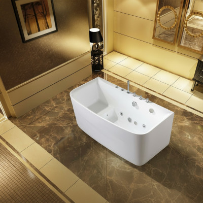Whirlwanne Badewanne Bad fir Buedzëmmer Whirlwanne fir 1 Persoun