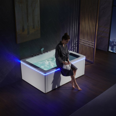 Whirlpool Eckbadewanne Buedbidde Buedbidde Spa Doheem 2 Persounen Whirlwanne Whirlwanne