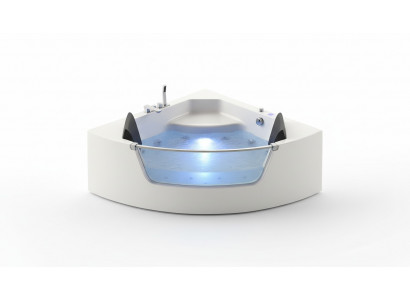 Whirlpool Badkessa Glas LED Luucht Armaturen Eckbadkessa Kessa Badkessa