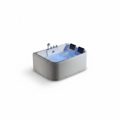 Whirlpool Massagedüsen Badewanne Duebelt Wanne Eckbadewanne Wanne fir 2 Persounen