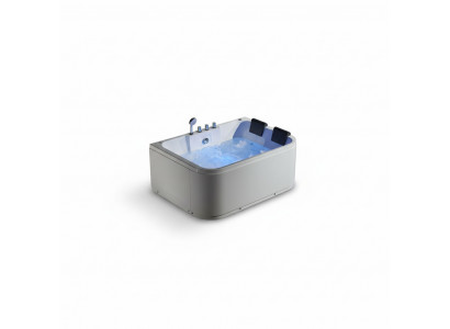 Whirlpool Massagedüsen Badewanne Duebelt Wanne Eckbadewanne Wanne fir 2 Persounen