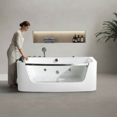 Luxus Whirlpool Buedbidden 150x80cm Glasfront Bidden Buedbidden Luxus Bidden