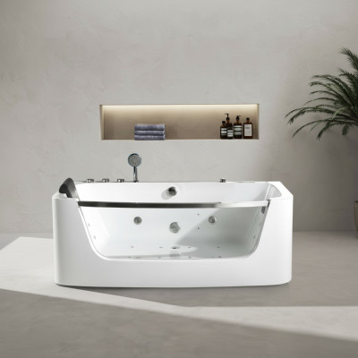 Luxus Whirlpool Buedbidden 150x80cm Glasfront Bidden Buedbidden Luxus Bidden