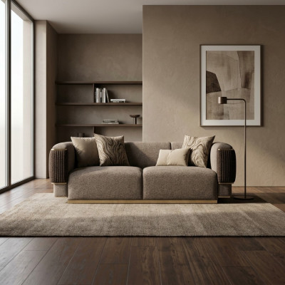 Dreigang-Sofa Design Couch Polstermöbel Wunnzëmmer Ariichtung Modern Design