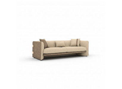 Beige Luxus Polstermöbel Modernen Design Drësëtzer Sofa Wunnzëmmer Ariichtung