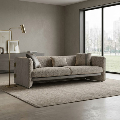 Sofa Dräi-Sëtz Couch Gro Miwwelen Polstermiwwelen Wunnzëmmer Ariichtung Nei
