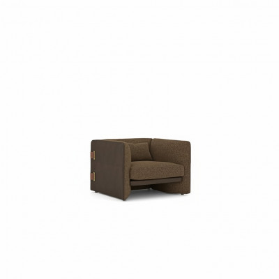 Brong Fauteuil Wunnzëmmer Ariichtung Luxus Textil Polstermöbel Modern Design